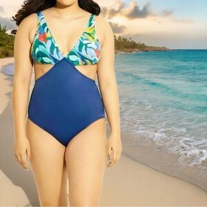 Slimming Control Swimsuit Size Large NWT